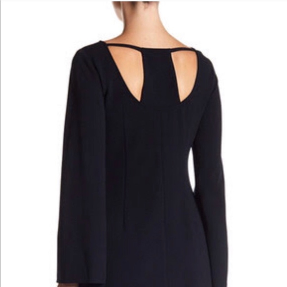 Navy Racerback Cutout Shift Dress - Picture 2 of 2